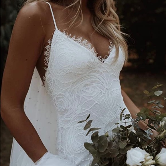 COPY - Women’s Lace Mermaid Wedding Dress for Bride - Picture 1 of 15